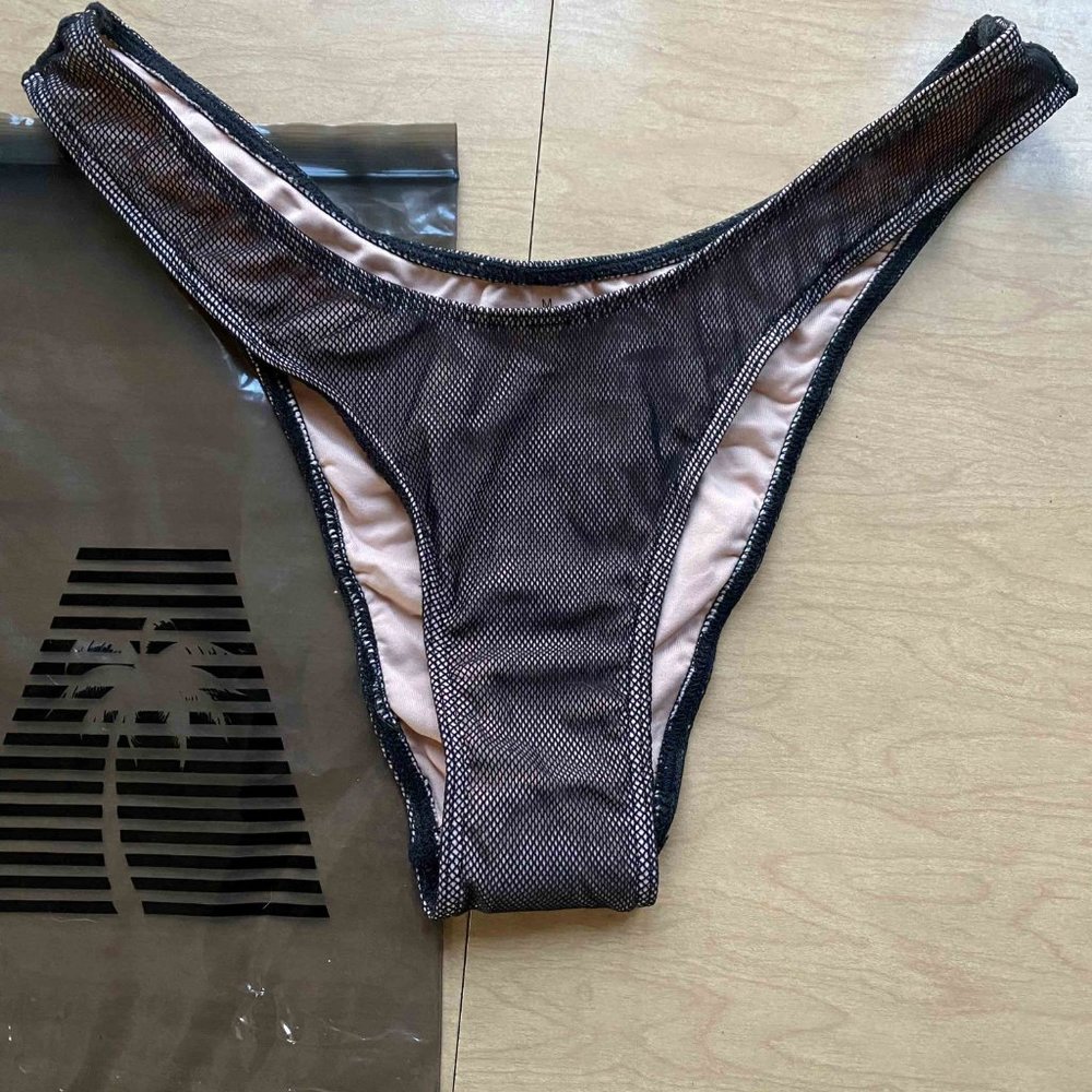 New Minimale Animale Wall Street Brief Mesh Bikini Bottom
